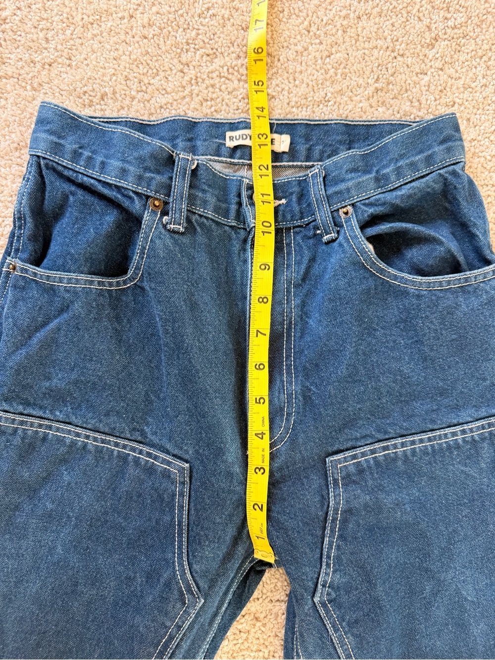 Rudy Jude Adult Utility Jeans in Classic Indigo Size 2/28 - Picture 8 of 9